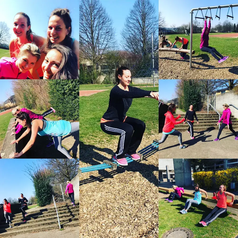 Teilnehmerinnen beim Outdoor-Training in Göppingen